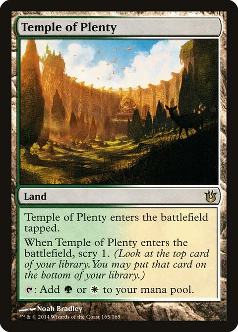 Temple of Plenty, carte 165 de Born of the Gods