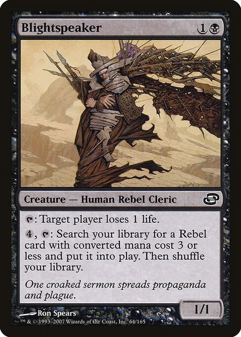 Blightspeaker, card 64 from Planar Chaos