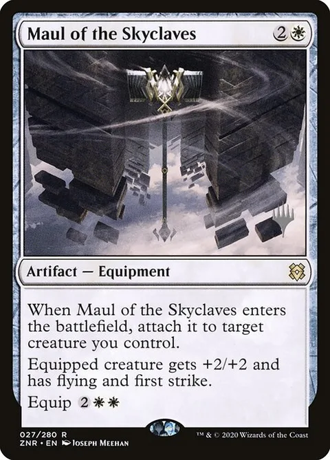 Maul of the Skyclaves, card 27p from Zendikar Rising Promos