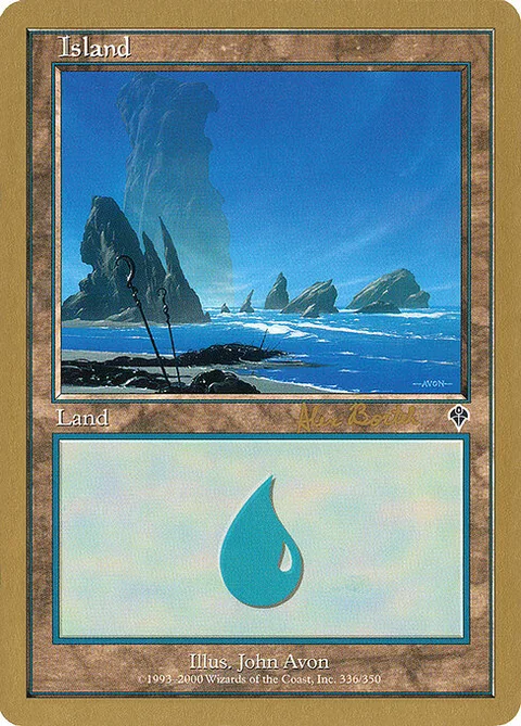 Island, card ab336a from World Championship Decks 2001