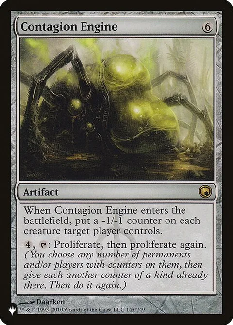 Contagion Engine, carte SOM-145 de The List