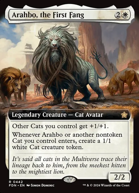 Arahbo, the First Fang, card 442 from Foundations