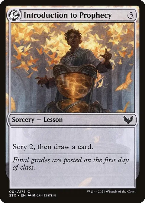 Introduction to Prophecy, carte 4 de Strixhaven: School of Mages
