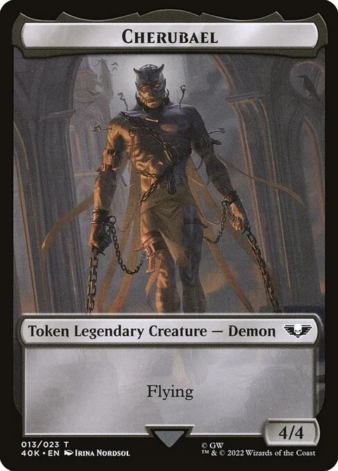 Cherubael, card 13 from Warhammer 40,000 Tokens