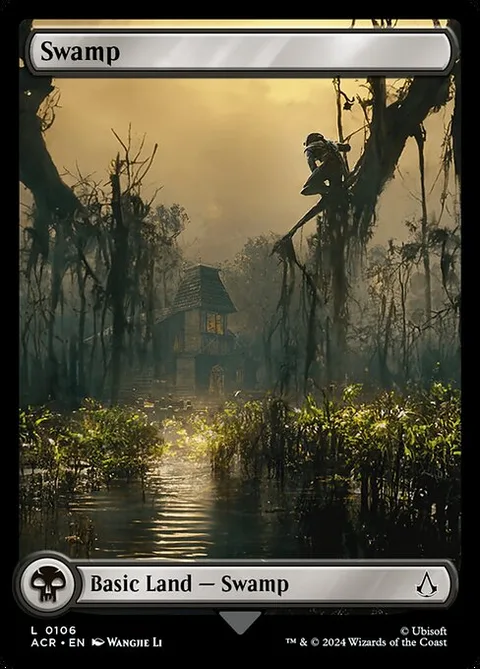 Swamp, card 106 from Assassin's Creed