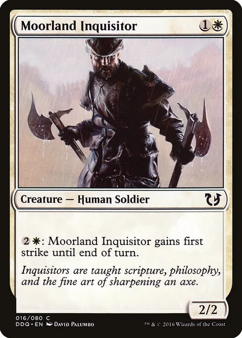 Moorland Inquisitor, carte 16 de Duel Decks: Blessed vs. Cursed