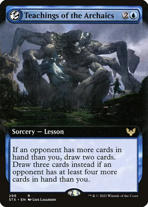 Teachings of the Archaics, card 299 from Strixhaven: School of Mages