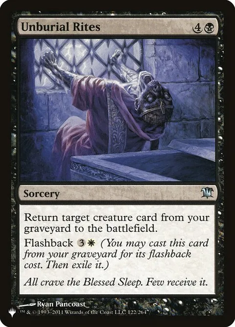 Unburial Rites, carte ISD-122 de The List