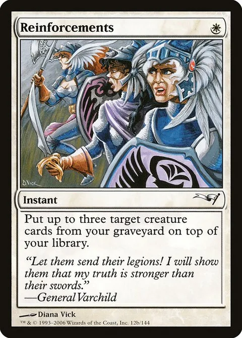 Reinforcements, carte 12b de Coldsnap Theme Decks