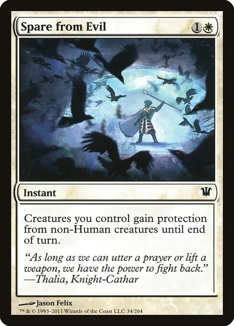 Spare from Evil, card 34 from Innistrad