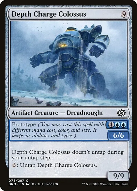 Depth Charge Colossus, card 78 from The Brothers' War