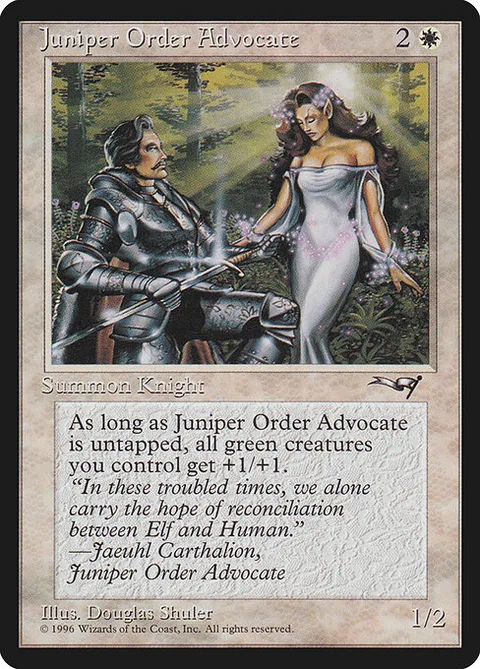 Juniper Order Advocate, carte 6 de Alliances