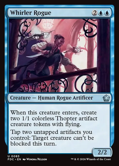 Whirler Rogue, carte 83 de Foundations Commander