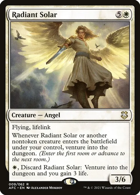 Radiant Solar, card 9 from Forgotten Realms Commander