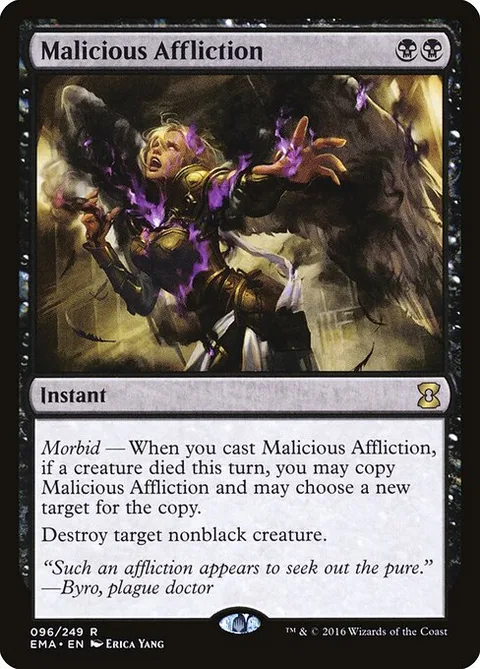 Malicious Affliction, carte 96 de Eternal Masters