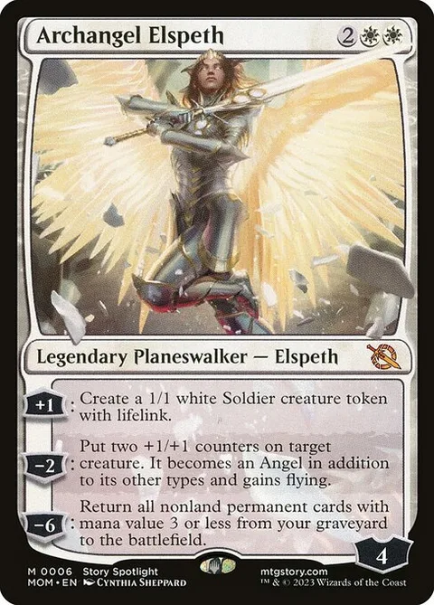 Archangel Elspeth, card 6 from March of the Machine