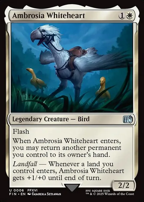 Ambrosia Whiteheart, carte 6 de Final Fantasy