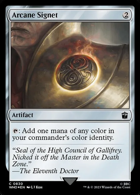 Arcane Signet, card 830 from Doctor Who