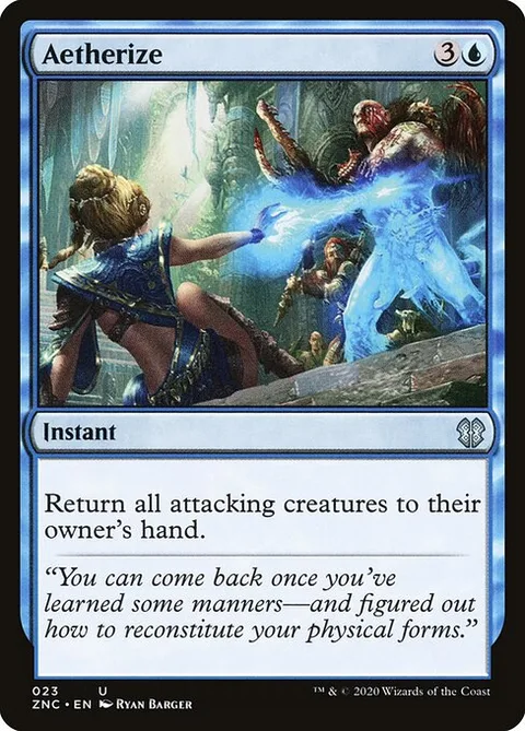 Aetherize, card 23 from Zendikar Rising Commander