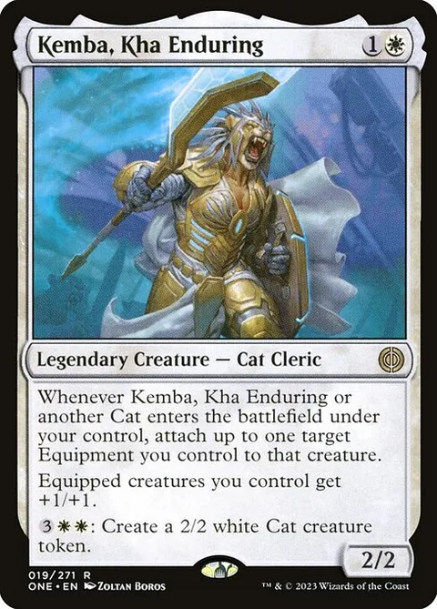 Kemba, Kha Enduring, card 19 from Phyrexia: All Will Be One