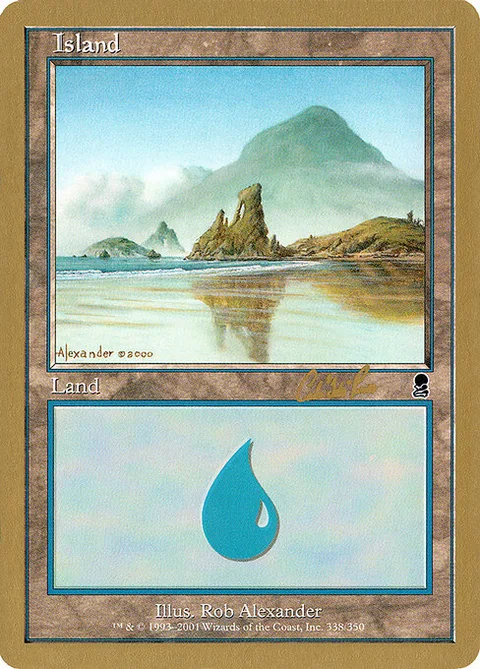 Island, carte cr338 de World Championship Decks 2002
