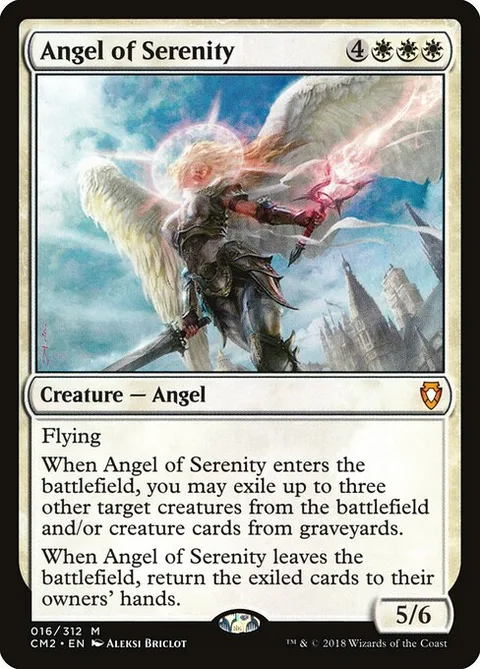 Angel of Serenity, card 16 from Commander Anthology Volume II