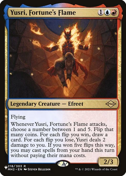 Yusri, Fortune's Flame, card MH2-218 from The List