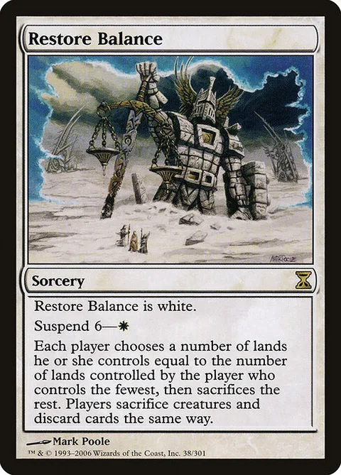 Restore Balance, carte 38 de Time Spiral