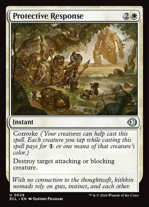 Protective Response, card 29 from Lorwyn Eclipsed
