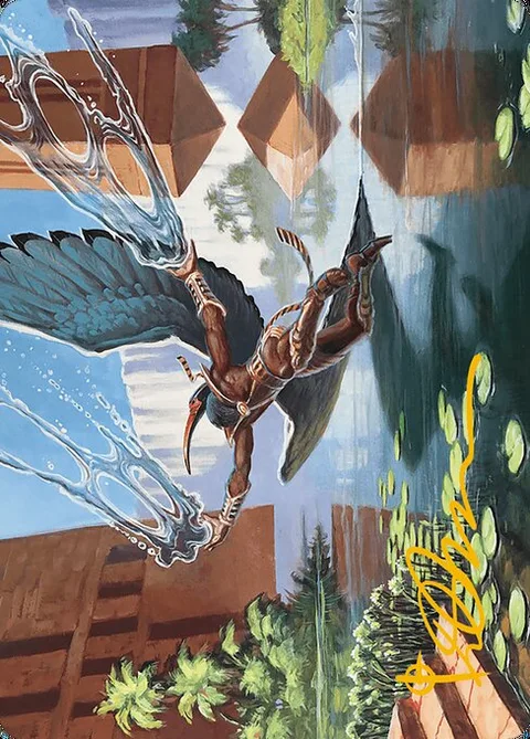 Nadu, Winged Wisdom // Nadu, Winged Wisdom, card 14 from Modern Horizons 3 Art Series