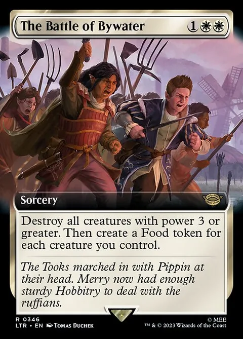 The Battle of Bywater, card 346 from The Lord of the Rings: Tales of Middle-earth