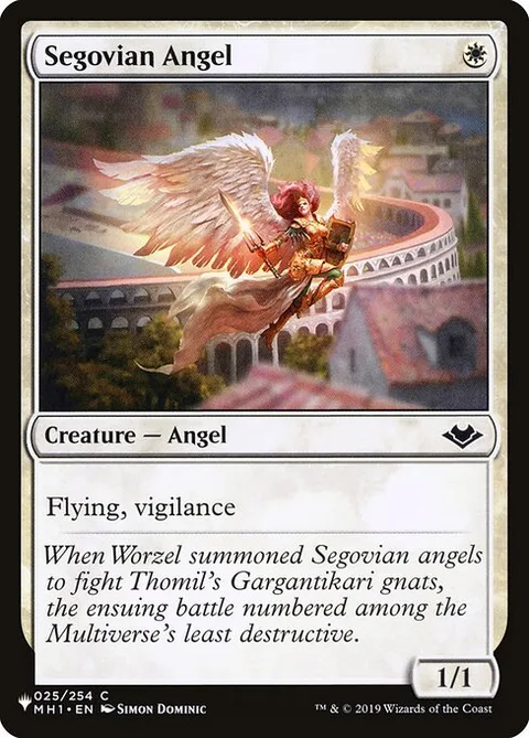 Segovian Angel, card MH1-25 from The List