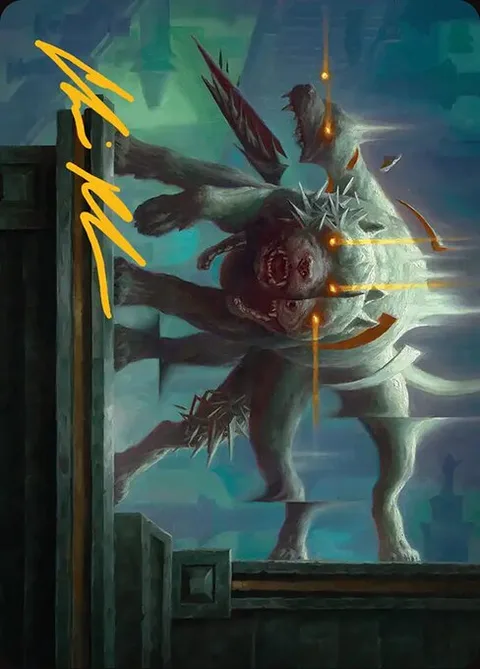 Flickering Hound // Flickering Hound, card 2 from Reality Fracture Art Series