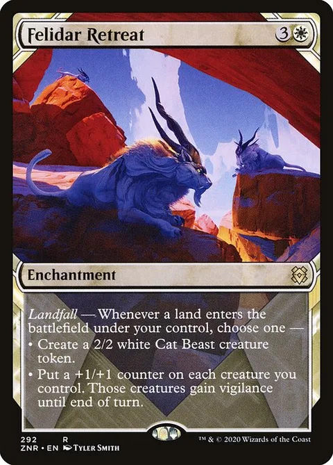 Felidar Retreat, carte 292 de Zendikar Rising