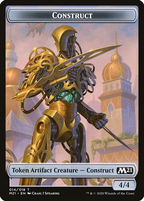 Construct, card 14 from Core Set 2021 Tokens