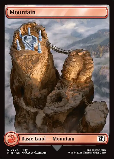 Mountain, card 304 from Final Fantasy