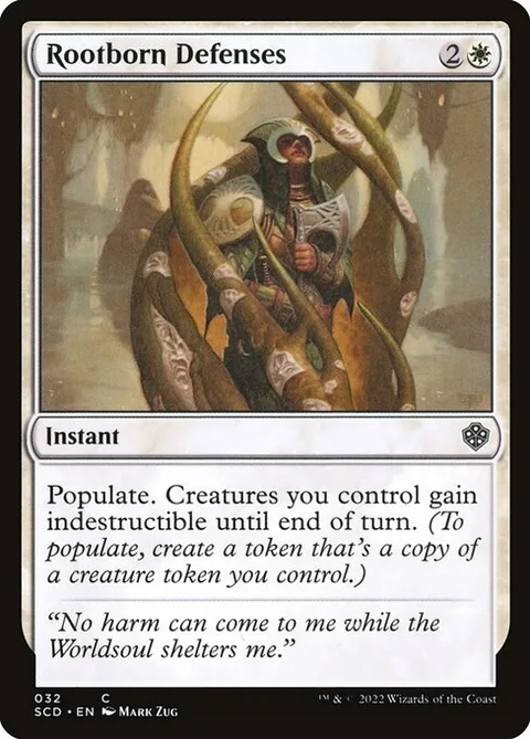 Rootborn Defenses, carte 32 de Starter Commander Decks