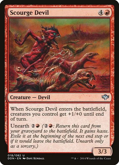 Scourge Devil, card 18 from Duel Decks: Speed vs. Cunning