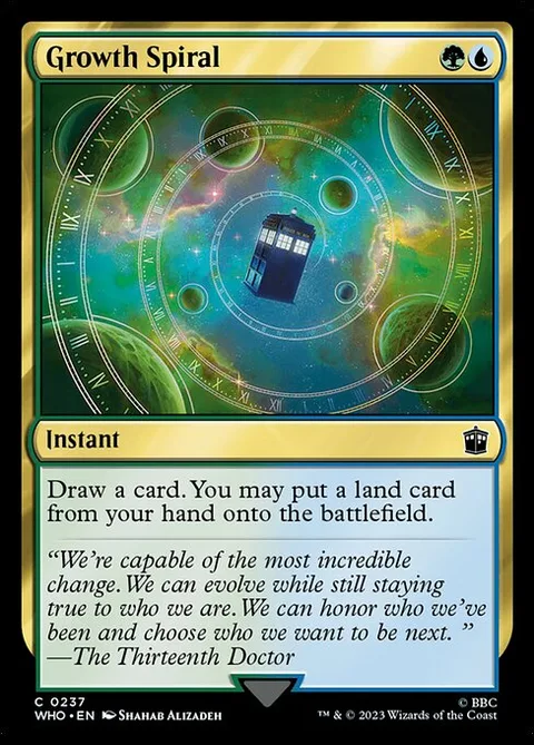 Growth Spiral, card 237 from Doctor Who