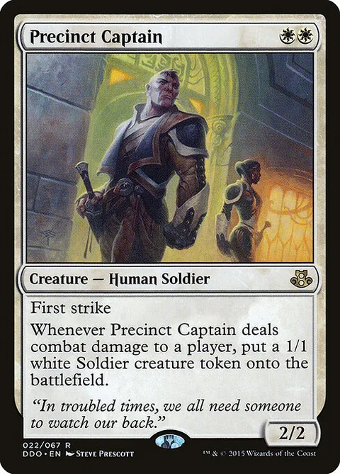 Precinct Captain, carte 22 de Duel Decks: Elspeth vs. Kiora