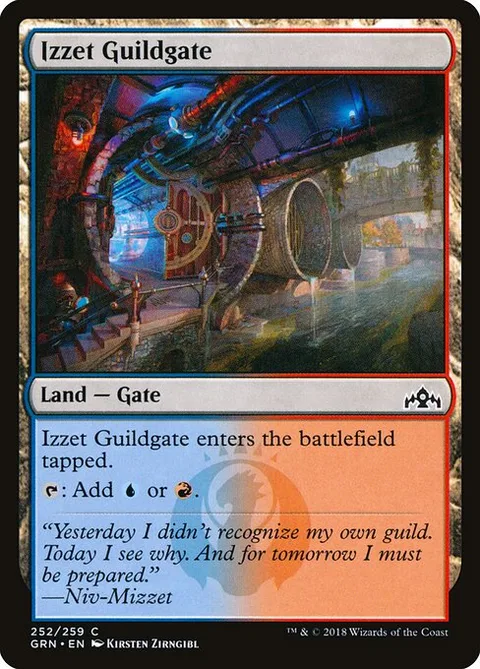 Izzet Guildgate, carte 252 de Guilds of Ravnica