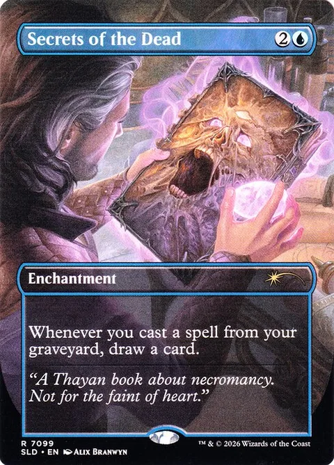 Secrets of the Dead, card 7099 from Secret Lair Drop