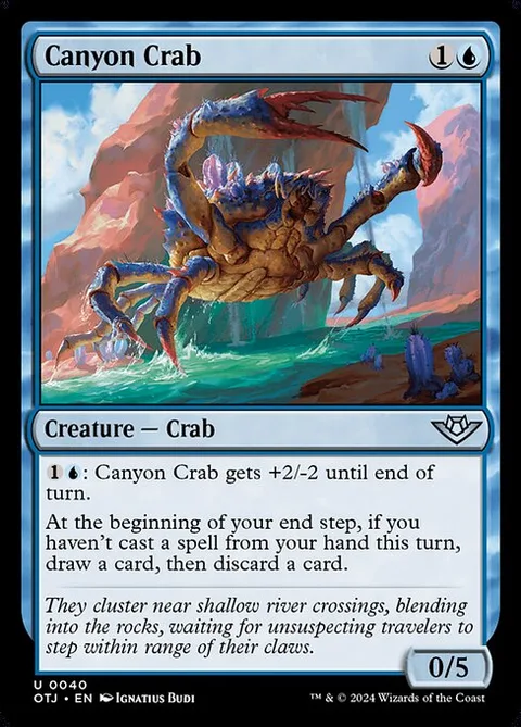 Canyon Crab, carte 40 de Outlaws of Thunder Junction