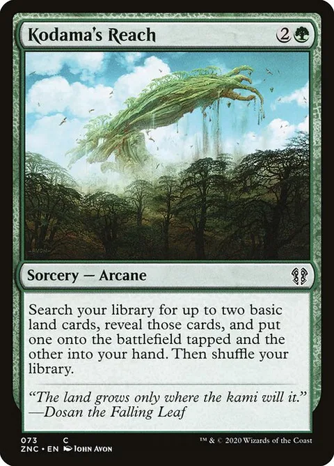 Kodama's Reach, carte 73 de Zendikar Rising Commander