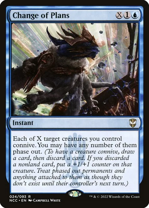 Change of Plans, card 24 from New Capenna Commander