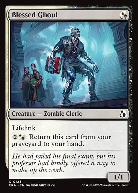 Blessed Ghoul, carte 123 de Reality Fracture