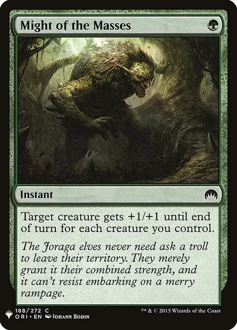 Might of the Masses, carte ORI-188 de The List