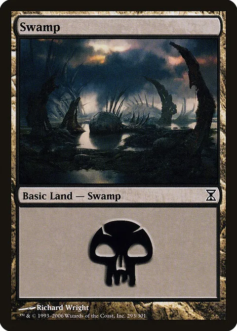 Swamp, carte 293 de Time Spiral