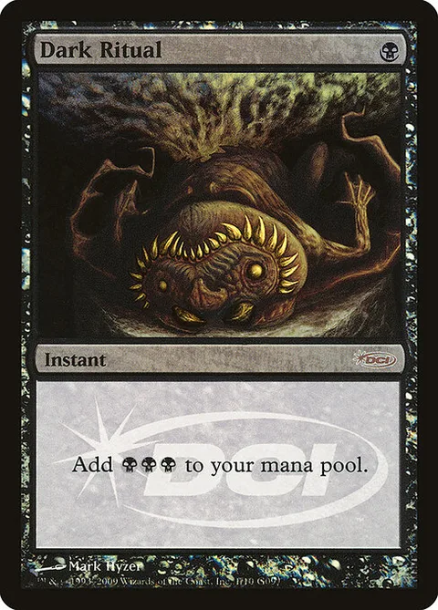 Dark Ritual, card 1 from Judge Gift Cards 2009
