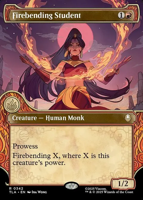 Firebending Student, carte 342 de Avatar: The Last Airbender